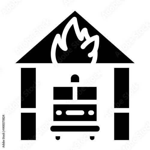 Fire Station Icon Style