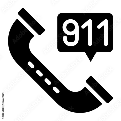 Call 911 Icon Style