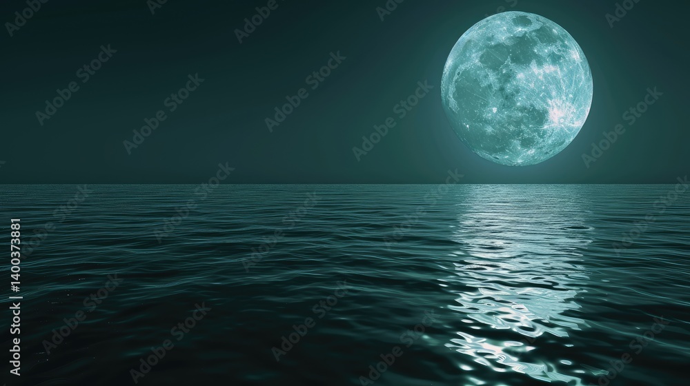 Enchanted Moonlight Reflection