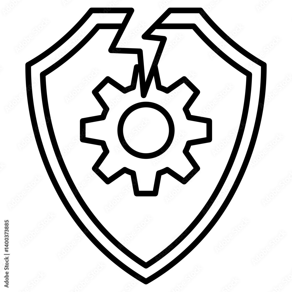 System Vulnerability Icon System Vulnerability Icon