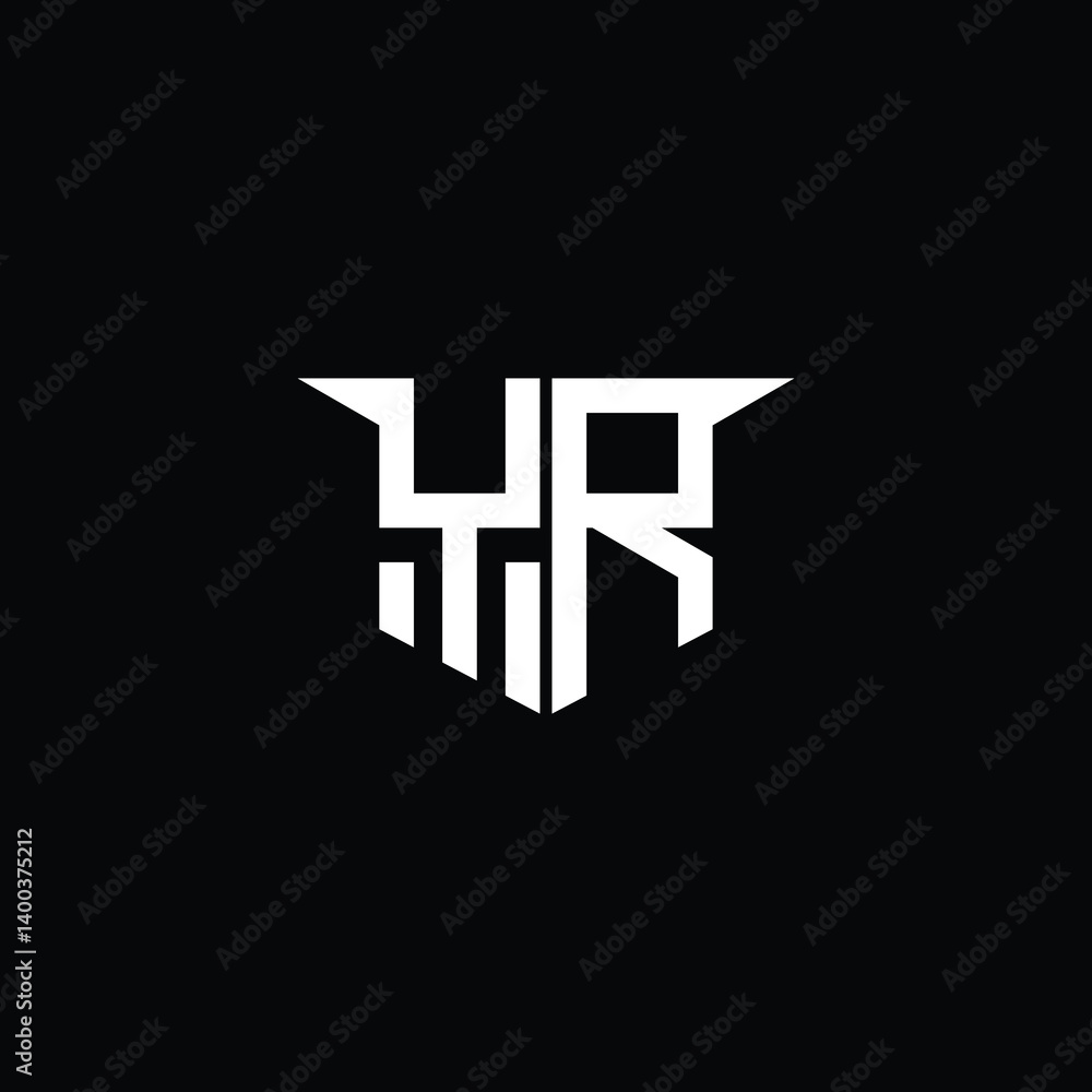 Obraz premium Modern Construction Logo with Symmetrical Design