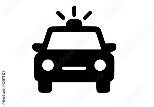 a police car vector
