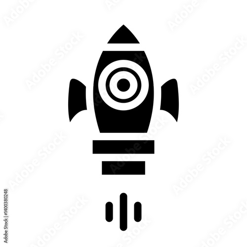 Space Booster Icon Style