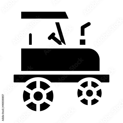 Buggy Car Icon Style