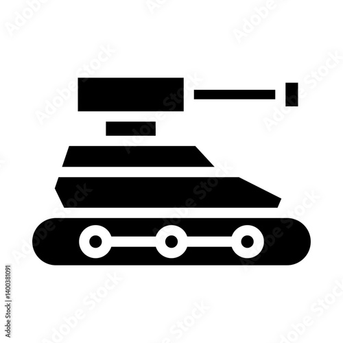 Army Tank Icon Style