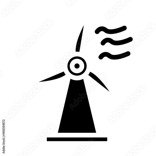 Wind Power Icon Style