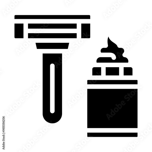 Shaving Cream Icon Style