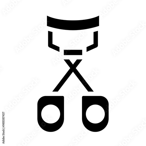 Eyelash Curler Icon Style