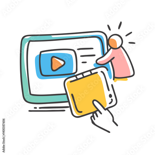 sponsored content icon, sponsored content vector illustration-simple illustration of sponsored content, perfect for sponsored content logos and icons