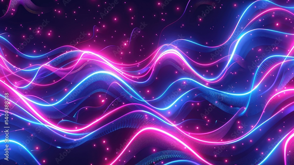 Neon Dream Waves
