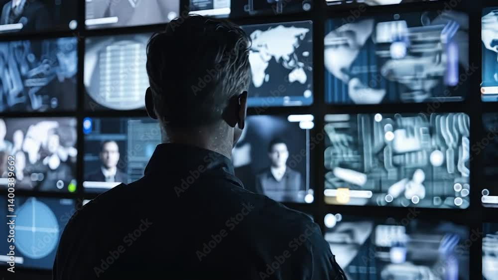 Surveillance Specialist Monitoring Global Data Streams Surveillance Specialist Monitoring Global Data Streams