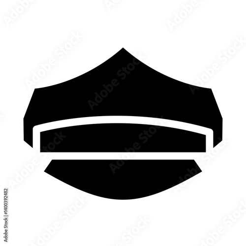 Police Hat Icon Style