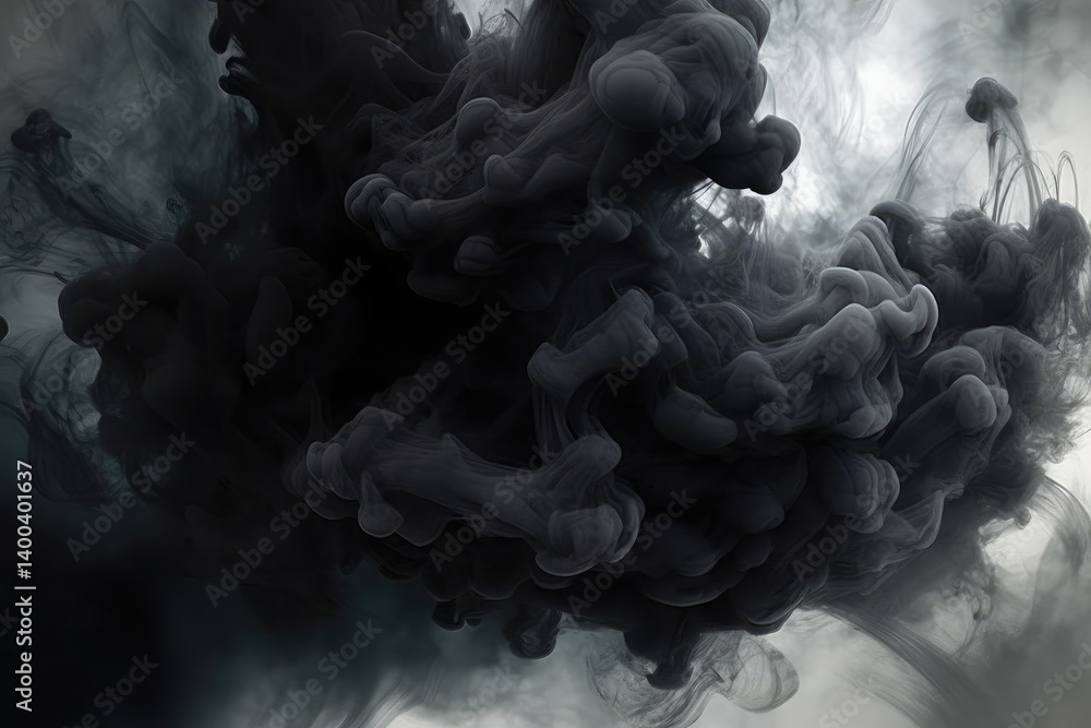 Ethereal Ink Swirl
