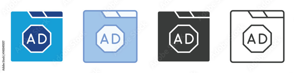 Internet ads Icons Collection – Multiple Vector Styles Icons Internet ads Icons Collection – Multiple Vector Styles Icons
