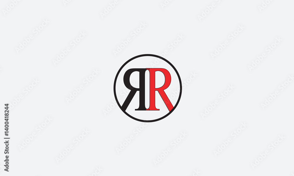 RR, RR , R , Abstract Letters Logo Monogram RR, RR , R , Abstract Letters Logo Monogram