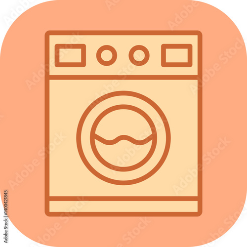 Washing Machine Vector Icon