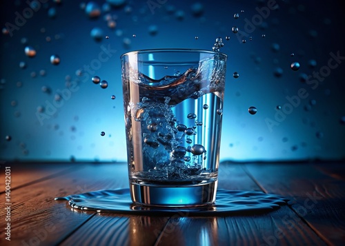 Macro Photography: Water Droplets on Glass, Tabletop Still Life