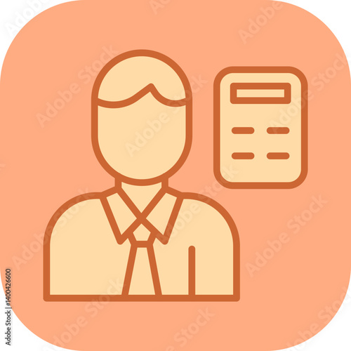 Accountant Vector Icon