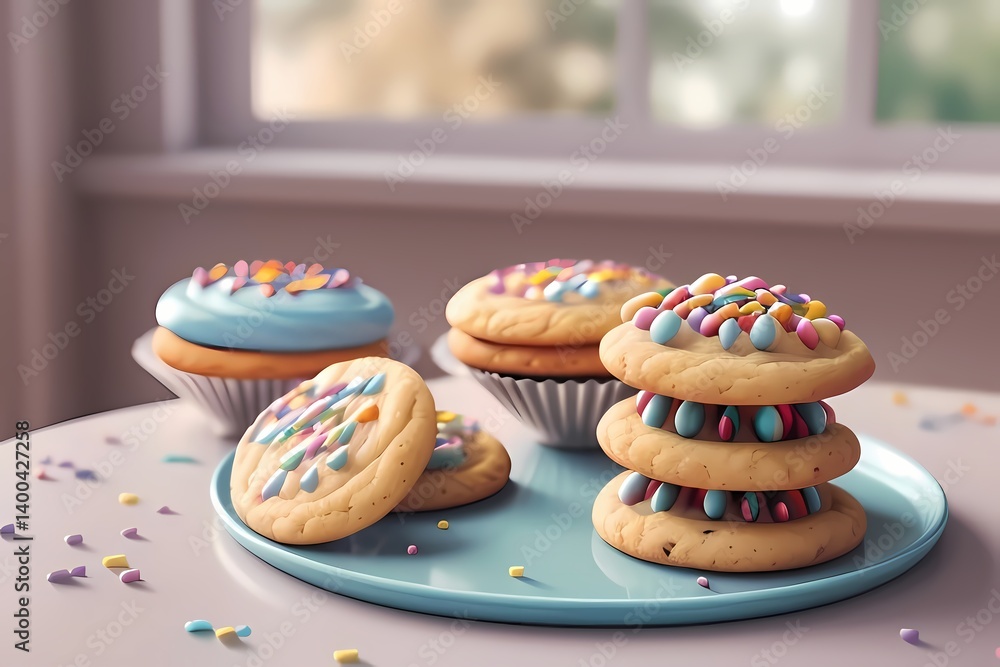 chocolate chip cookies on a plate chocolate chip cookies on a plate
