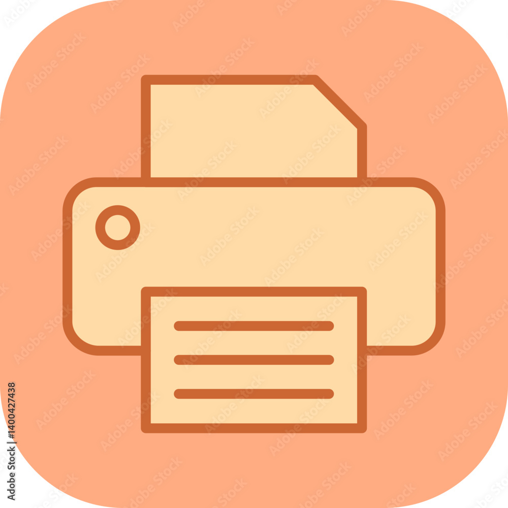Printer Vector Icon Printer Vector Icon