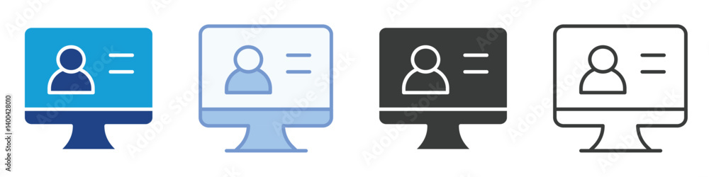 Laptop Icons Collection – Multiple Vector Styles Icons Laptop Icons Collection – Multiple Vector Styles Icons