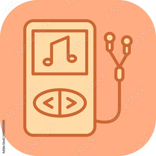 MP3 Player Vector Icon