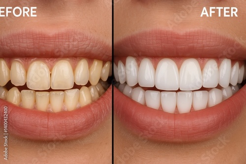Transformation of Natural Teeth Color for a Brighter Smile Before and After D...