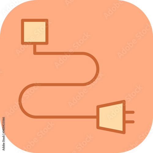 Power Cable Vector Icon