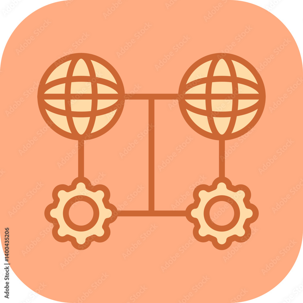 Fototapeta premium Internet of Things Vector Icon