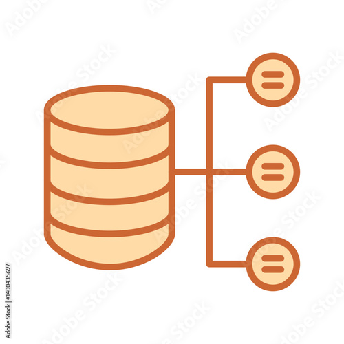 Data Architecture Vector Icon