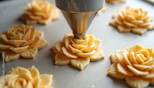 3D Printed Mashed Potatoes – Futuristic Food Technology Concept
