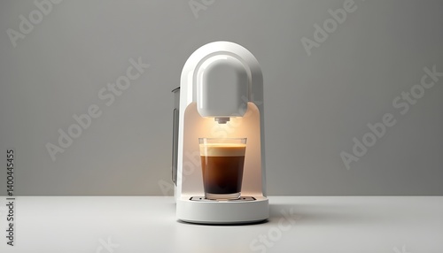 Black Coffee Lungo with Crema from Automatic Espresso Machine
