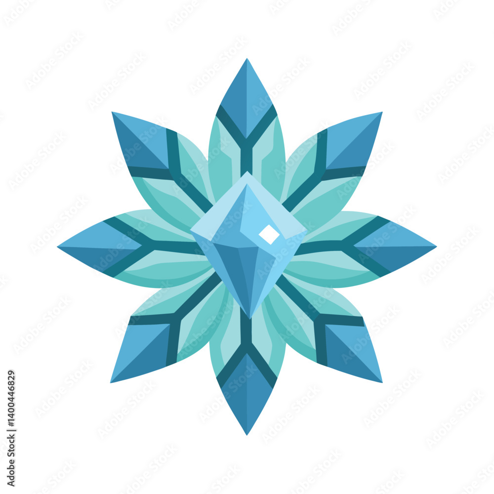Obraz premium abstract flower icon
