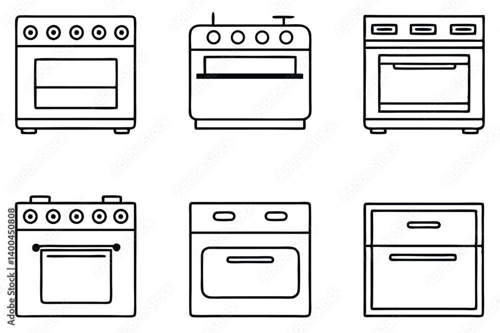 oven line art kitchen equipment for home cooking oven line art kitchen equipment for home cooking