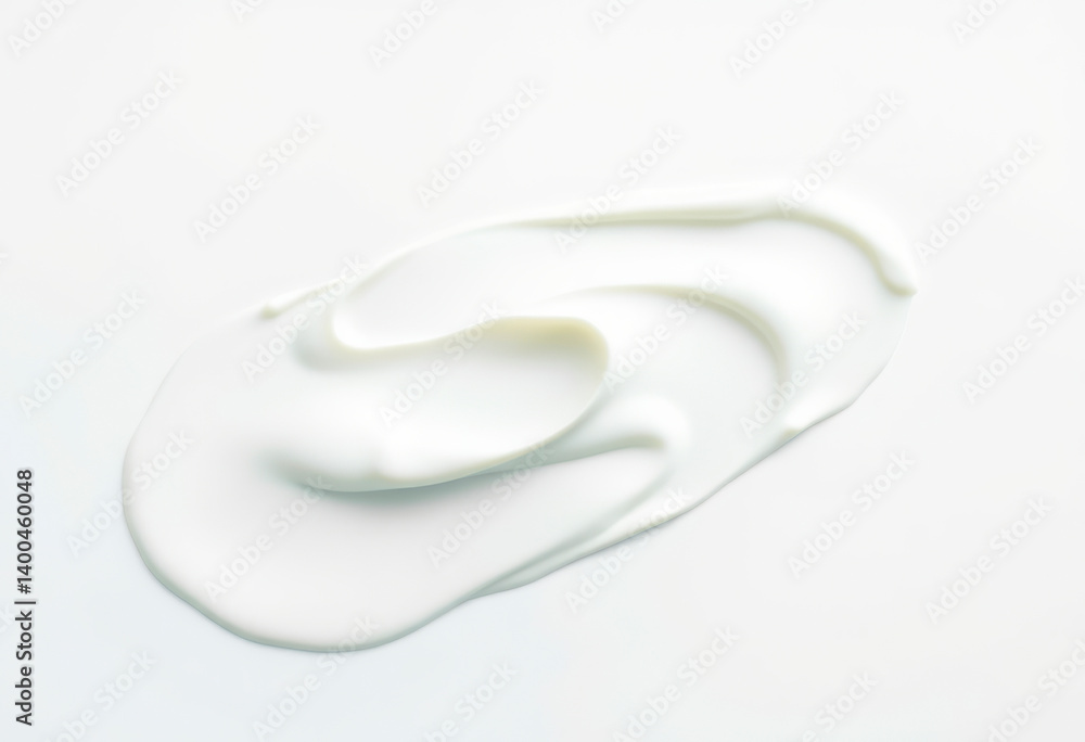 Smooth and creamy white yogurt is spread across a simple background, highlighting its rich texture and appetizing appearance. Smooth and creamy white yogurt is spread across a simple background, highlighting its rich texture and appetizing appearance.