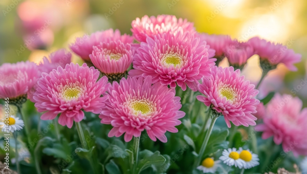 Obraz premium Delicate Pink Flowers in Soft Focus