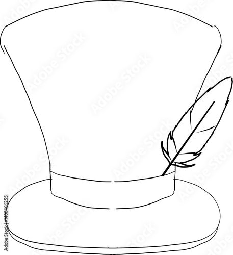 Festive carnival mask silhouette