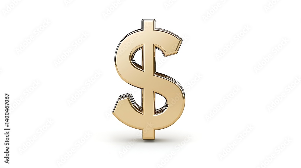 Gold Dollar Sign Gold Dollar Sign