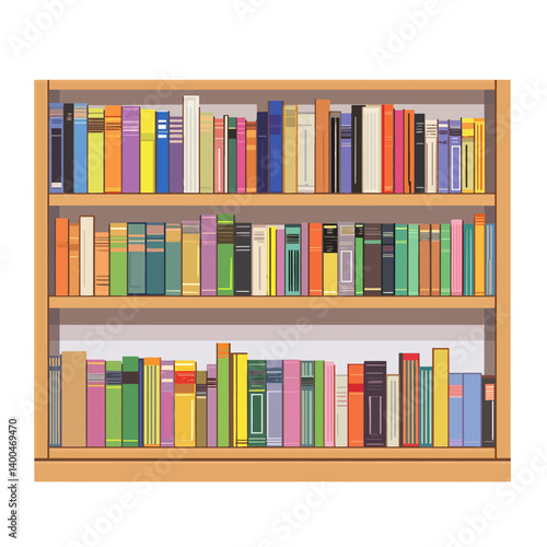 books on the shelf