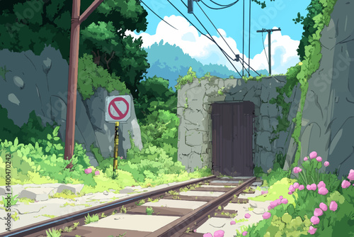Railroad landscape 
