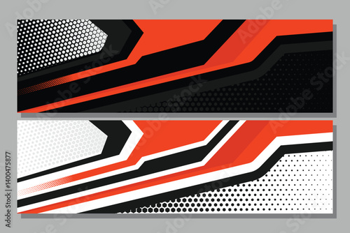 Vector sports car body wrap decal in white and black background design decal car livery EPS 10