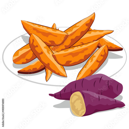 sweet potato wedges, Roasted Sweet Potato Wedges, homemade sweet potato wedges.