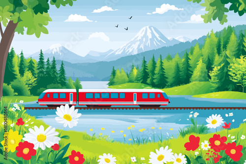 Railroad landscape 