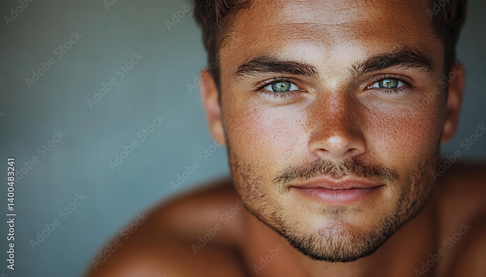 Obraz premium Man's Portrait Outdoor