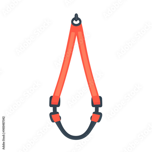 Safety harness vector illustration 
