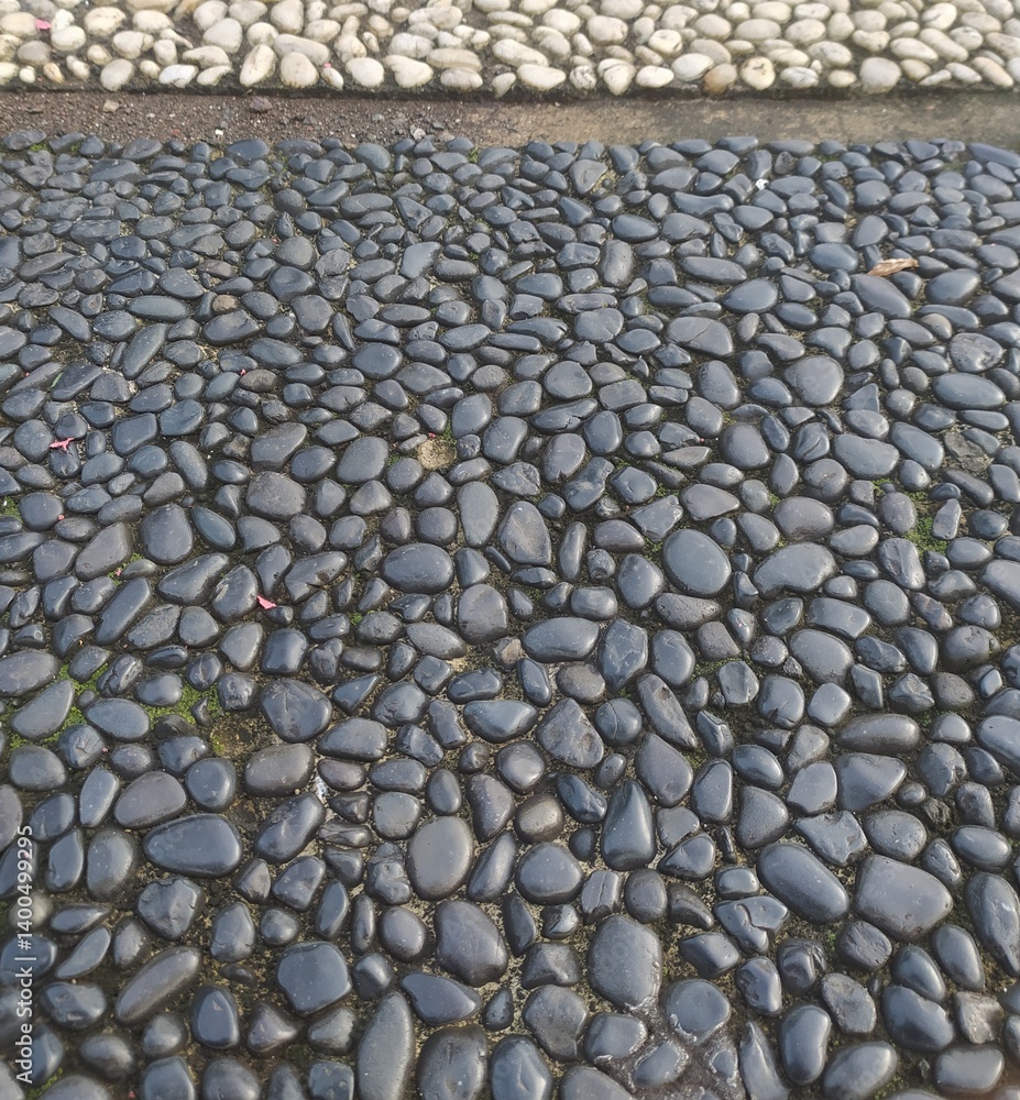 close up of small stones used for floor motifs close up of small stones used for floor motifs