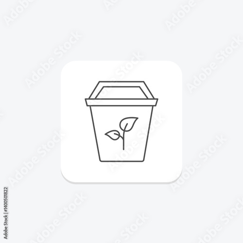 Organic Compost Building, vector, pixel perfect, illustrator file