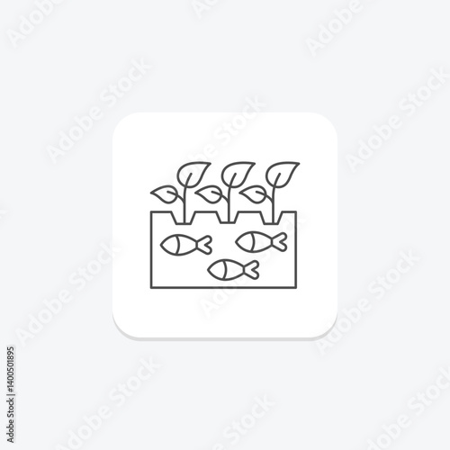 Aquaponics Facility, vector, pixel perfect, illustrator file