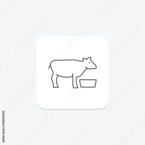 Livestock Watering Station, vector, pixel perfect, illustrator file