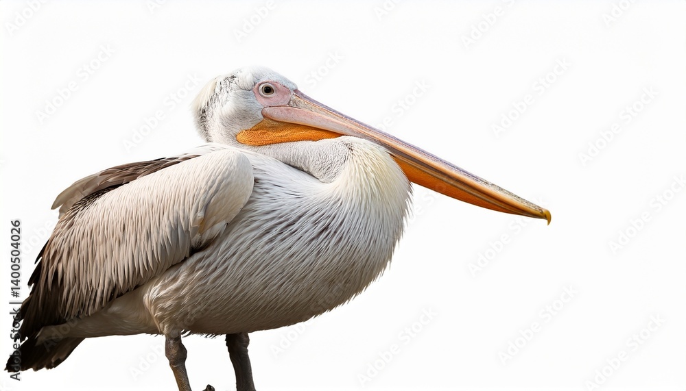 pelican on white background pelican on white background